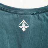 A.H.B. TURQUOISE "ATHENS HOOD" T-SHIRT COD : 003-318-005