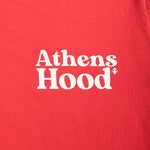 A.H.B. RED "ATHENS HOOD" T-SHIRT COD : 003-316-007