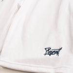A.H.B. WHITE "BOYCOTT TAG" EMBROIEDED SHORTS COD : 070-344-001