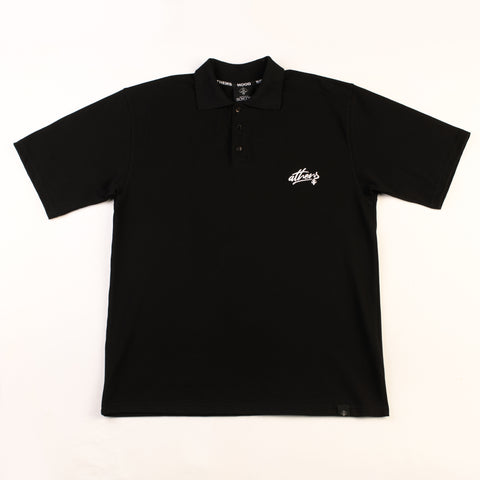 A.H.B. BLACK "ATHENS CALIGRAPHY" POLO COD : 009-242-003