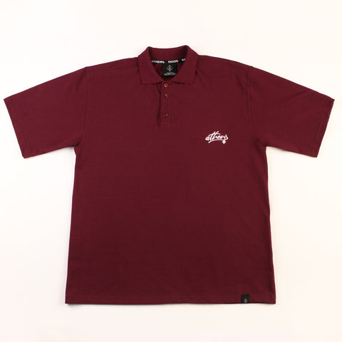 A.H.B. BUGRUNDY "ATHENS CALIGRAPHY" POLO COD : 009-241-004