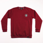 A.H.B. MAROON EMBROIDERY "LOGO" CREWNECK COD : 002-233-004