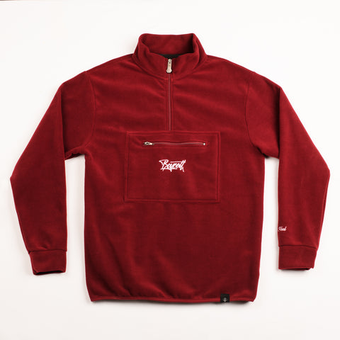 A.H.B. MAROON  "BOYCOTT TAG" FLEECE COD : 008-216-004