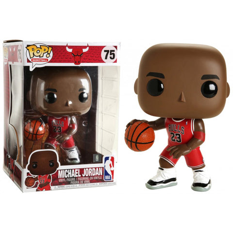 Funko POP! NBA - Michael Jordan (Red Jersey) #75 Supersized Figure
