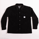 A.H.B. BLACK "PATCH LOGO"  CORDUROY SHIRT      COD : 040-401-003