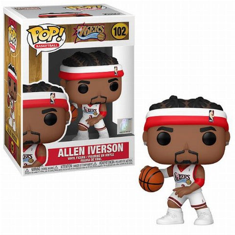 Funko POP! NBA: Legends - Allen Iverson (Sixers Home) #102 Figure