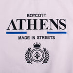 A.H.B. WHITE EMBROIDERY “ΛTHENS” CREWNECK COD:002-229-001
