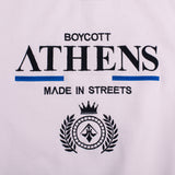 A.H.B. WHITE EMBROIDERY “ΛTHENS” CREWNECK COD:002-229-001