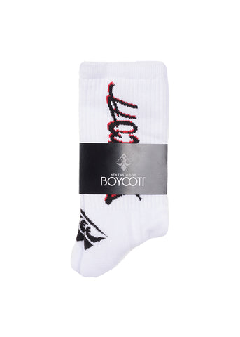 A.H.B X OXYMORON BLACK “LOGO” SOCKS