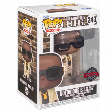 Funko POP! Rocks - Notorious BIG with Suit #243 Figure (Exclusive)