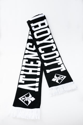 A.H.B. BLACK “ATHENS HOOD BOYCOTT” SCARF