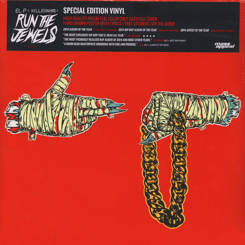 Run The Jewels (El-P + Killer Mike) “Run The Jewels 2”Teal Vinyl Edition